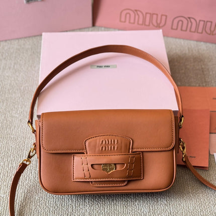 PENNY SMALL BAG 25 IN BROWN CALFSKIN