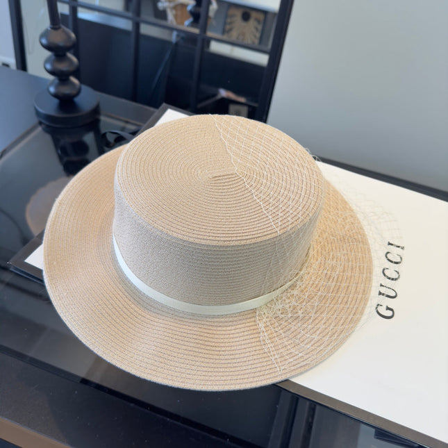 GUCCI 26S WIDE-BRIMMED STRAW HAT 146
