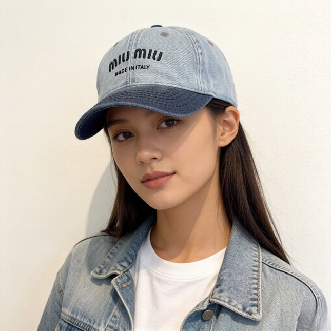 MIUMIU 26S BASEBALL CAP 342253