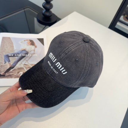 MIUMIU 26S BASEBALL CAP 342254