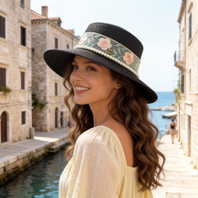 GUCCI 26S WIDE-BRIMMED STRAW HAT 249