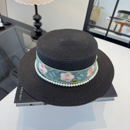 GUCCI 26S WIDE-BRIMMED STRAW HAT 249