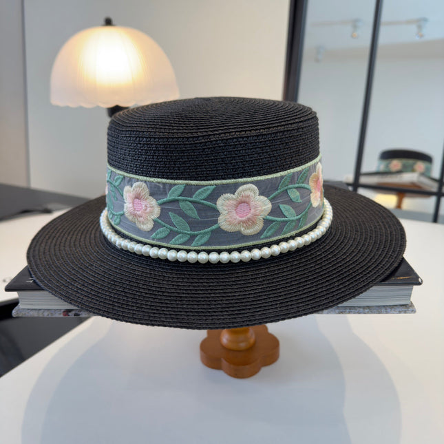 GUCCI 26S WIDE-BRIMMED STRAW HAT 249