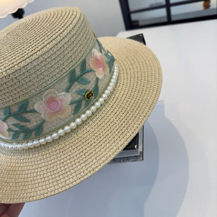 GUCCI 26S WIDE-BRIMMED STRAW HAT 248