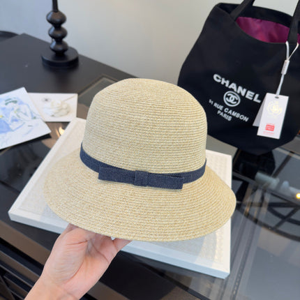 CHANEL 26S RAFFIA BUCKET HAT 338041