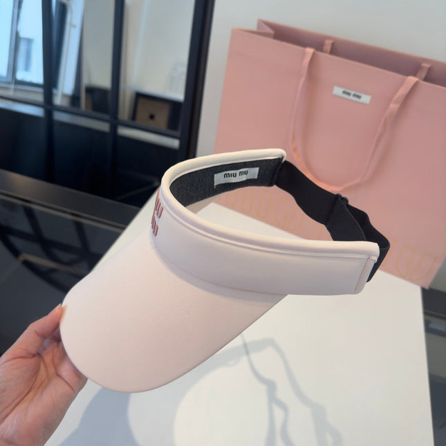 MIUMIU 26S EMBOSSED LOGO TECH VISOR 343564
