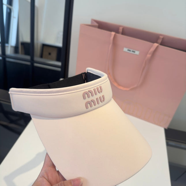 MIUMIU 26S EMBOSSED LOGO TECH VISOR 343564