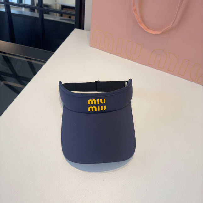 MIUMIU 26S EMBOSSED LOGO TECH VISOR 343566