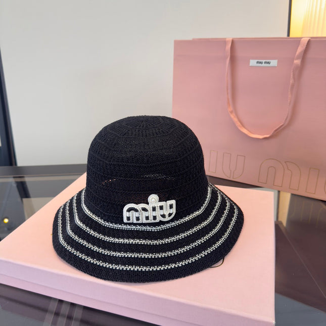 MIUMIU 26S CROCHET BUCKET HAT 342085