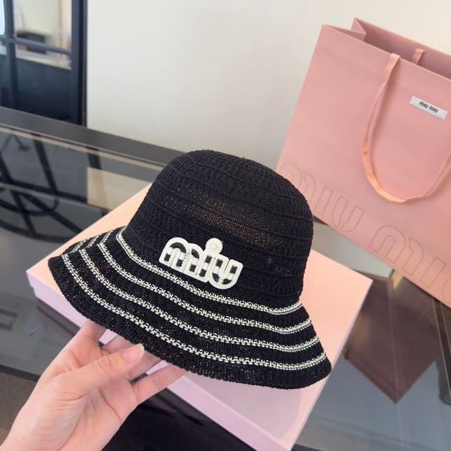 MIUMIU 26S CROCHET BUCKET HAT 342085