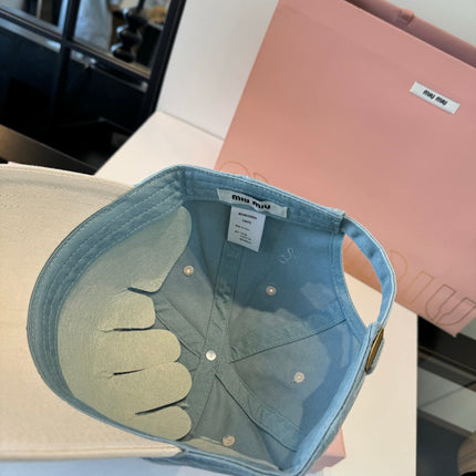 MIUMIU 26S BASEBALL CAP 331381