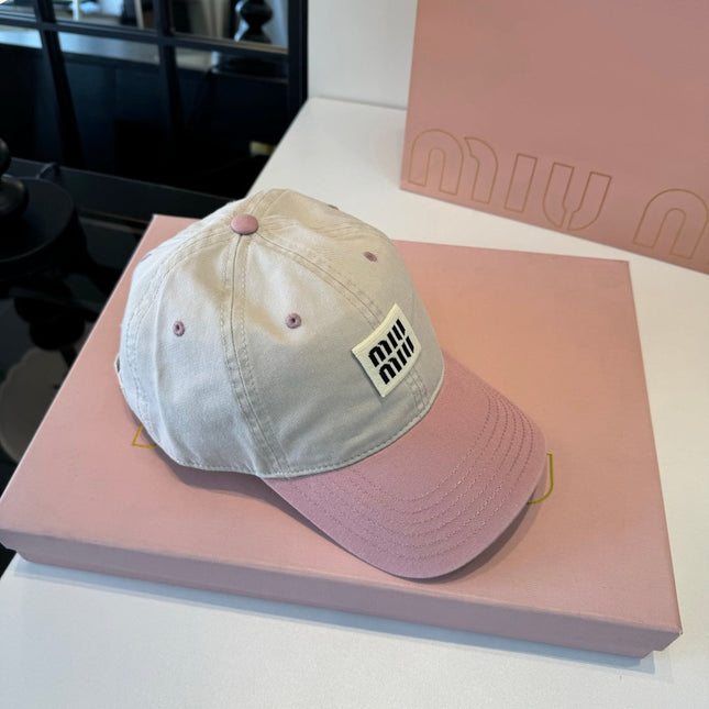 MIUMIU 26S BASEBALL CAP 331382