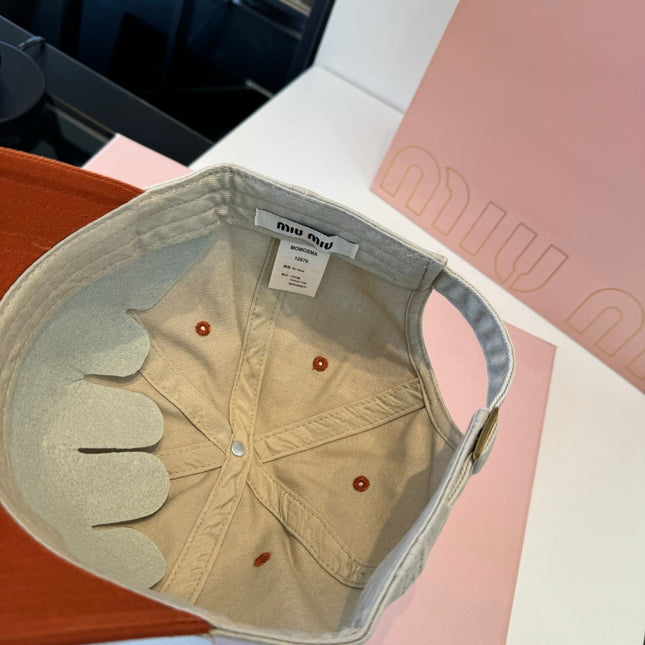 MIUMIU 26S BASEBALL CAP 331384
