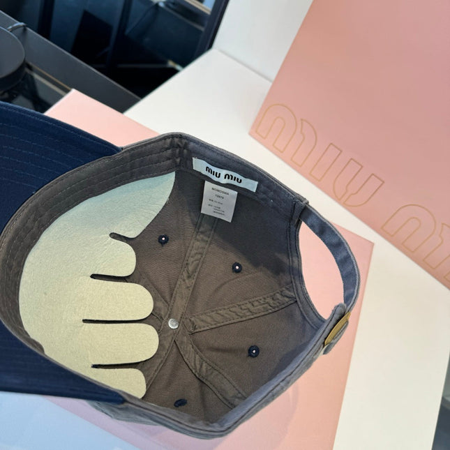 MIUMIU 26S BASEBALL CAP 331383