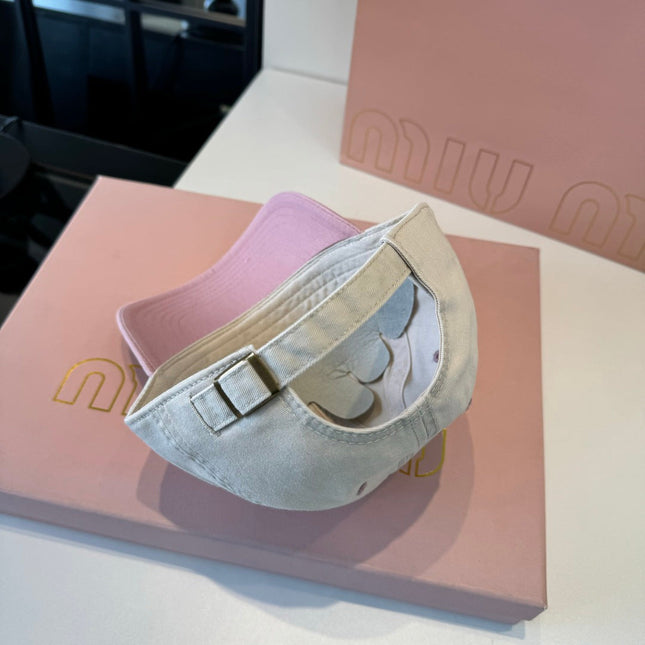 MIUMIU 26S BASEBALL CAP 331382