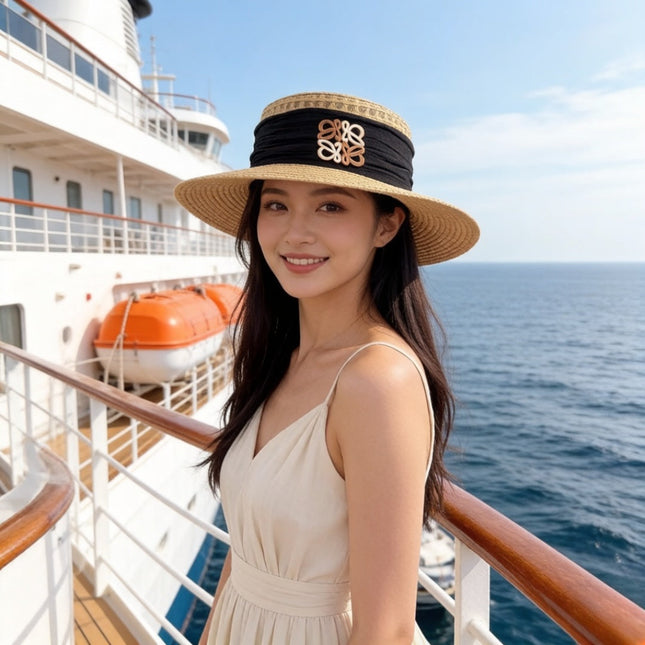 LOEWE 26S STRAW BOATER HAT STYLE 059