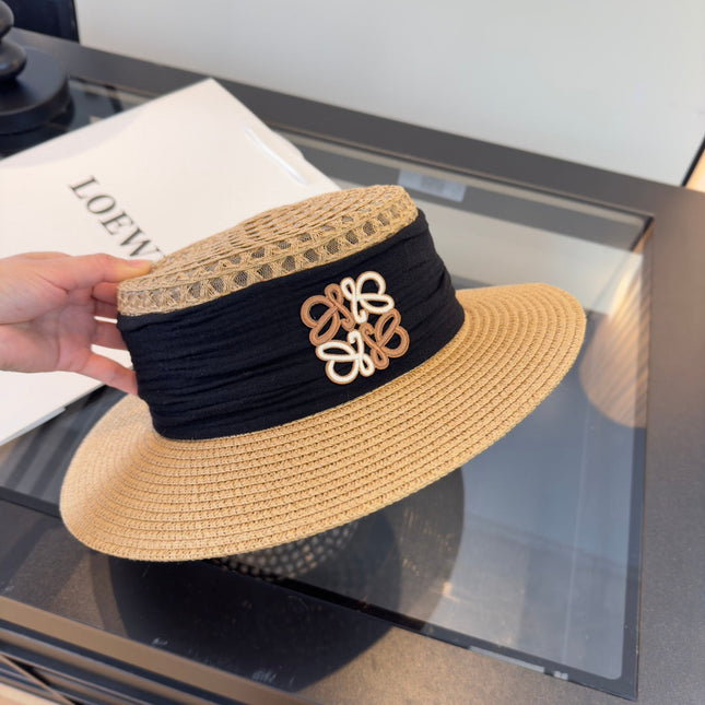 LOEWE 26S STRAW BOATER HAT STYLE 059