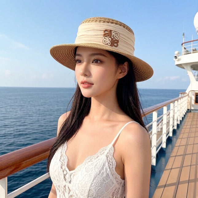 LOEWE 26S STRAW BOATER HAT STYLE 058