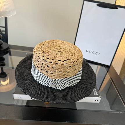 GUCCI 26S WIDE-BRIMMED STRAW HAT 221