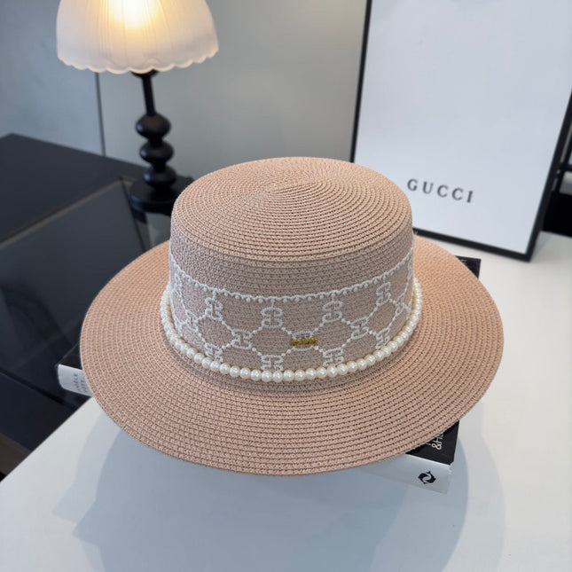 GUCCI 26S WIDE-BRIMMED STRAW HAT 260