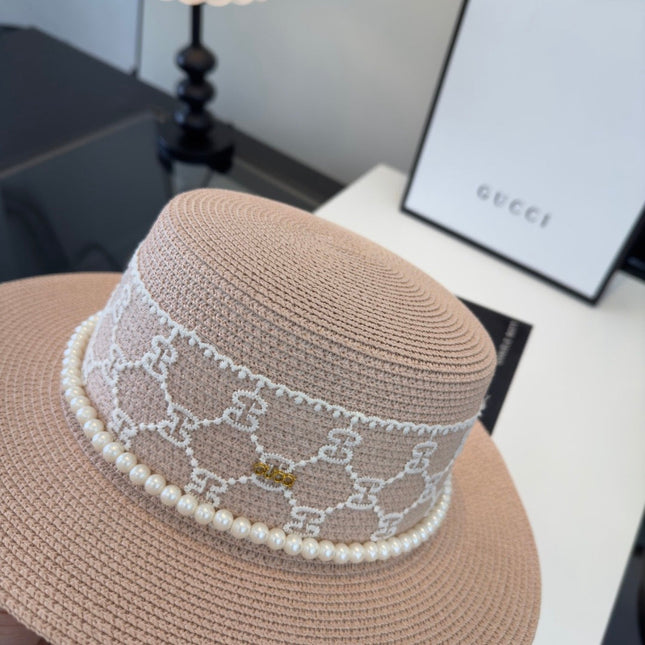 GUCCI 26S WIDE-BRIMMED STRAW HAT 260