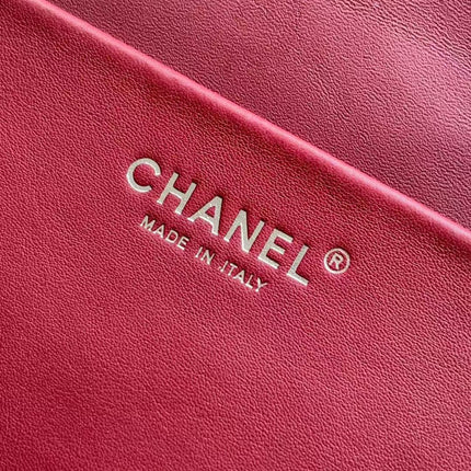 CHANEL 26S SOUPLISSIMO MAXI FLAP 39 IN BLACK GRAINED CALFSKIN SILVER HARDWARE