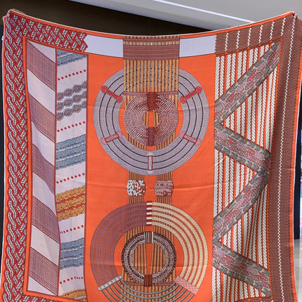 HERMES 25S SCARF 140 IN SILK 989535