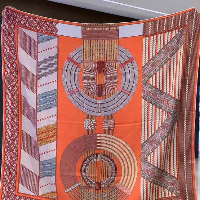 HERMES 25S SCARF 140 IN SILK 989535