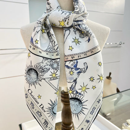 DIOR 26S SCARF 90CM IN SILK 274731