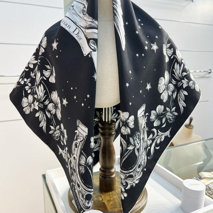 DIOR 26S SCARF 90CM IN SILK 274733