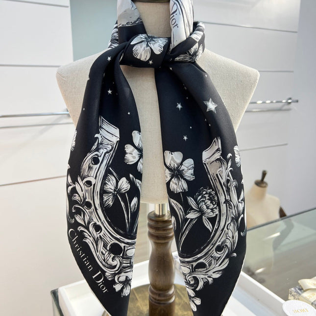 DIOR 26S SCARF 90CM IN SILK 274733