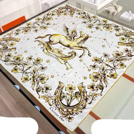 DIOR 26S SCARF 90CM IN SILK 274734