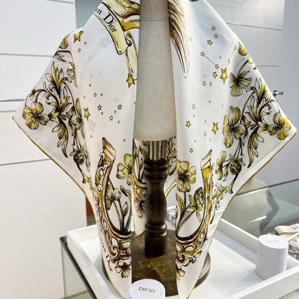 DIOR 26S SCARF 90CM IN SILK 274734