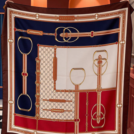 GUCCI 26S SCARF 140 IN CASHMERE AND SILK 290755