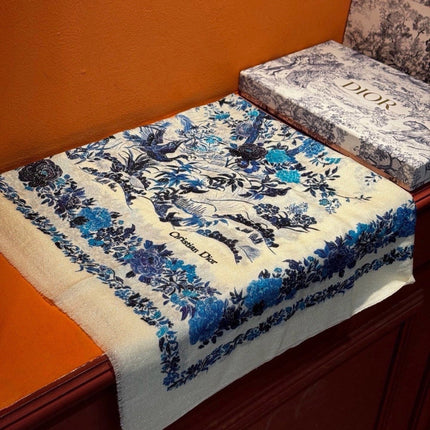 DIOR 26S SCARF 110CM IN WOOL & CASHMERE 300232