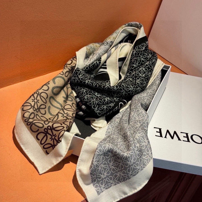 LOEWE 26S SCARF 140 IN CASHMERE SILK 303359