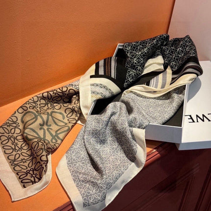 LOEWE 26S SCARF 140 IN CASHMERE SILK 303359