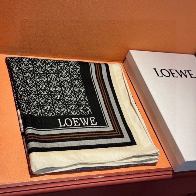 LOEWE 26S SCARF 140 IN CASHMERE SILK 303359