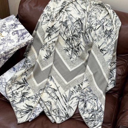 DIOR 26S SCARF 140CM IN CASHMERE SILK 304677