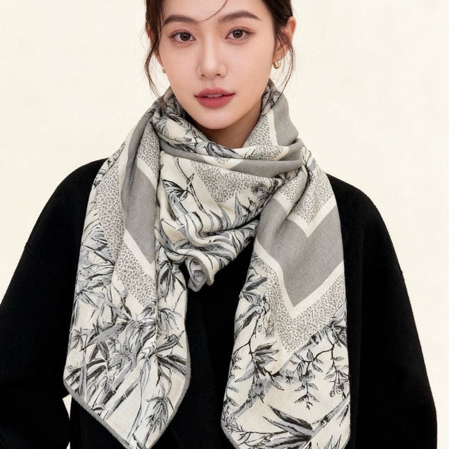 DIOR 26S SCARF 140CM IN CASHMERE SILK 304677