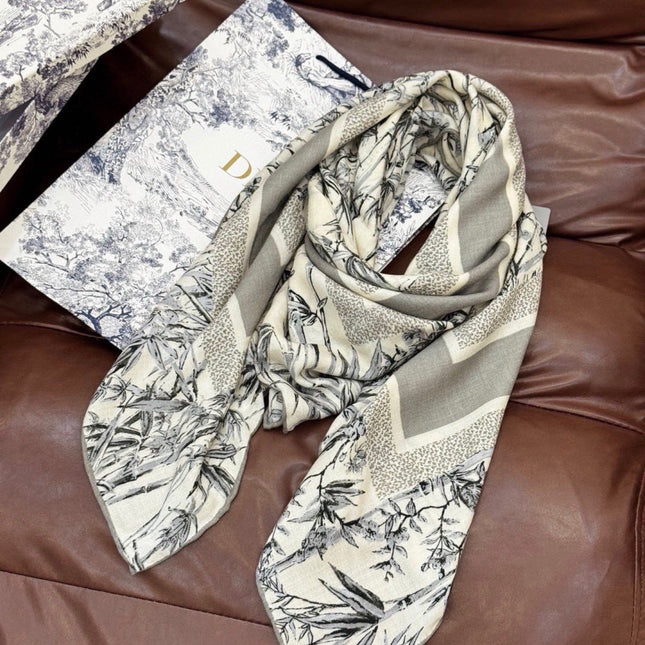 DIOR 26S SCARF 140CM IN CASHMERE SILK 304677