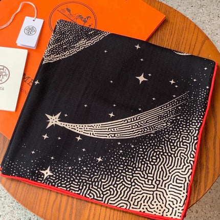 HERMES 26S SCARF 140 IN CASHMERE AND SILK 304678