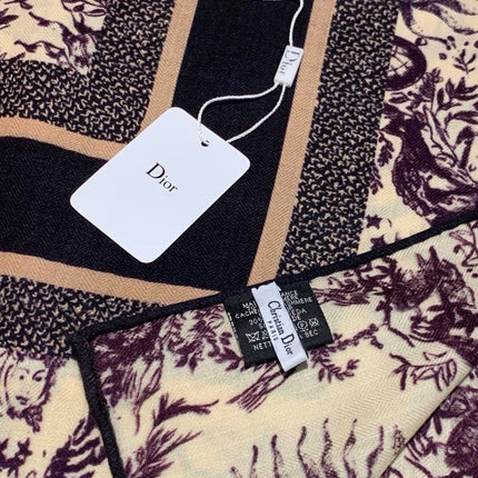 DIOR 26S SCARF 135CM IN CASHMERE SILK 304709