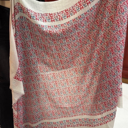 CHANEL 26S SCARF 200 IN CASHMERE AND SILK 306089