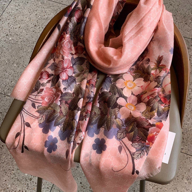 GUCCI 26S SCARF 200 IN CASHMERE AND SILK 306106