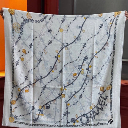 CHANEL 26S SCARF 200 IN CASHMERE AND SILK 307228