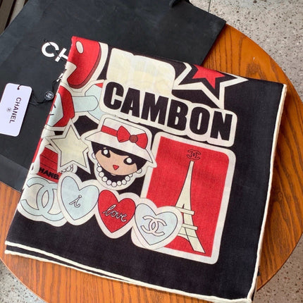 CHANEL 26S SCARF 135 IN CASHMERE AND SILK 309866