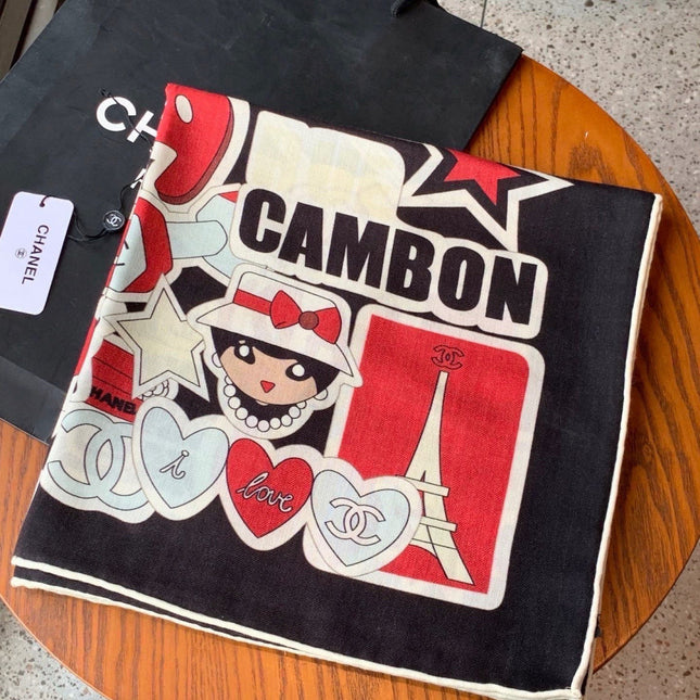 CHANEL 26S SCARF 135 IN CASHMERE AND SILK 309866