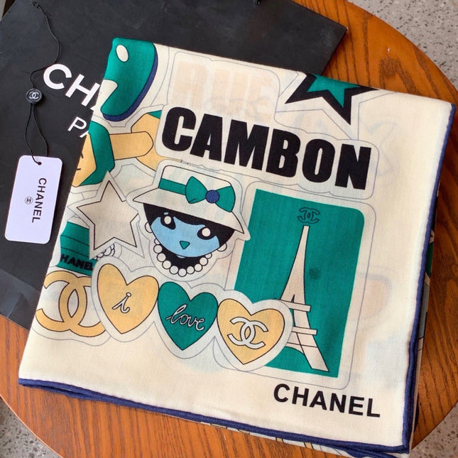 CHANEL 26S SCARF 135 IN CASHMERE AND SILK 309868