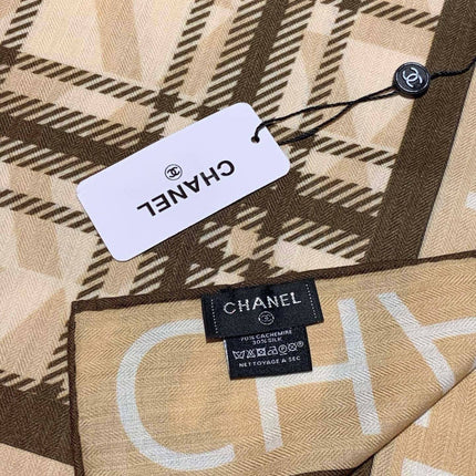 CHANEL 26S SCARF 135 IN CASHMERE AND SILK 309899